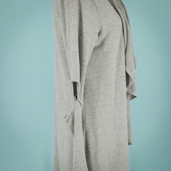 LNA Revolve Size Medium M Grey Gray Open Elbow Long Sleeve Duster Cardigan - Picture 2 of 6